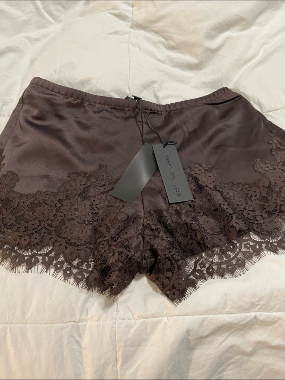 🤎Silky Shorts with Lace🤎 - Picture 11 of 15